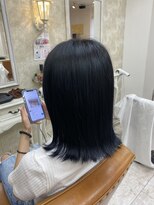 シェーン(schon) ブルーブラック系カラー