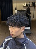 ツヤ感プラス波巻きパーマ
