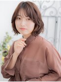 浅草/髪質改善/マロンベージュ☆ふんわりウェーブミディアムi