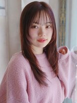 ベレッタ 楠葉店(veretta.)&nbsp;顔周りの印象を変えるレイヤースタイル/顔周りレイヤー/ピンク