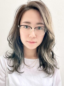 ニスル 町田店(NISURU) 似合わせカット/大人ガーリー/ダークアッシュ/着物/町田/町田駅