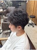 【山本智文】フェザーパーマツイストスパイラルパーマショート