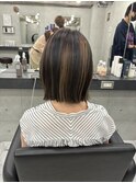 イメチェンスタイル/フルバング/似合わせカット/東銀座