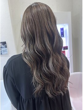 プログレス フレスポ富沢店(PROGRESS) 『グレージュハイライト』デザインカラー×ハイライト