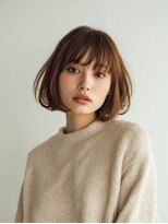 レリーボンズ 夙川(Rely Bonds)&nbsp;ボブ×オリーブベージュで大人ナチュラルに【夙川/苦楽園】