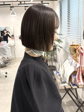 ワープ 青葉台(WARP) ボブ/切りっぱなしボブ/グレージュ/青葉台