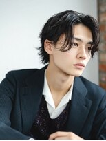 テーラヘアー 木更津本店(TELA HAIR)&nbsp;センターパート × ニュアンスパーマ