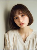 くびレイヤーエモージュグレージュカラーくびれショート/吉祥寺