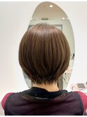 ナチュラル縮毛矯正で【若見え艶ショート】