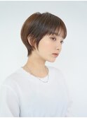 前髪あり大人小顔ショート/30代40代50代/岡野亘希