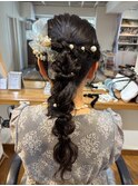 高め編みおろし
