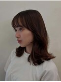 小顔くびれミディアムパーマ