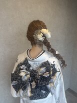 ルクス パークアベニュー(Lx park avenue)&nbsp;ふわふわサイド編みおろし