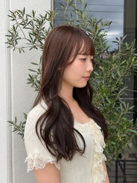 バルス(BLS) 【藤枝】ゆるカールで魅せるアッシュブラウンレイヤー
