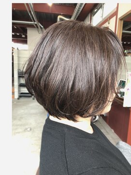 ルーファス 恵比寿 渋谷(Ruufus) 丸みと柔らかさショートボブスタイル【Ruufus恵比寿渋谷】314af