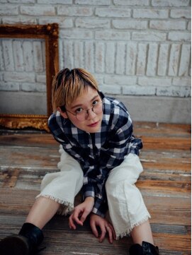 エマージュ 池袋東口店(Emerge) 個性派☆ハイトーンボブ