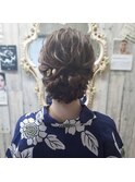 浴衣ヘア　6 (熊本 下通 ヘアセット専門店)