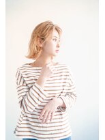 ジュール サウス 新宿南口(Joule South)&nbsp;顔型別ヘアスタイル特集/マロンベージュ/Aラインボブ/新宿