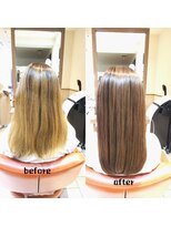 ネオリーブチノ 登戸店(Neolive cino)&nbsp;髪質改善酸熱TR 超音波ハホニコTRでまとまる美髪