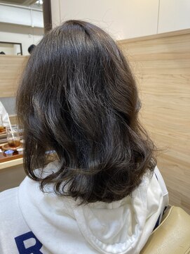 ソプラ(Sopra) オリーブアッシュ&ゆる巻き