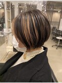 前下がりショート★30代40代50代/ニュアンスカラー