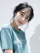 アイティーバイアルバム 八王子店(IT by ALBUM) ラフアレンジ_アースカラーくびれヘアツートンカラー_38738