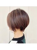 グラデーションボブ×ショコラブラウン