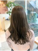 フローディアトリートメント　オリーブベージュ　30代ヘア