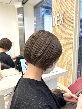 スタイルインデックス 新大塚店(STYLE INDEX) 切りっぱなしボブ×細かめハイライト