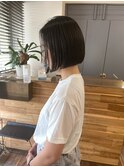 切りっぱなしボブ