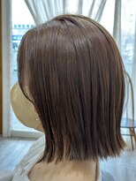 ラボヌール ヘアーウル 春日部西口店(La Bonheur hair heureux) 大人可愛いおしゃれ♪切りっぱなしシルキーベージュボブ