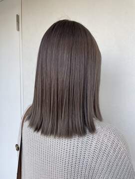 ミリ 奈良店(mm) グレージュ/透明感カラー/韓国/髪質改善/奈良駅/奈良/近鉄奈良