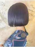 【Flor上大岡】*ミニボブ+ラベンダーベージュ*