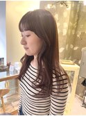 【椋井アノ】ブラウンベージュ×レイヤーカット