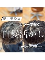 ビュートリアム265(BEAUTRIUM 265) 40代50代/白髪ぼかし/白髪染め/銀座/レイヤー/野川