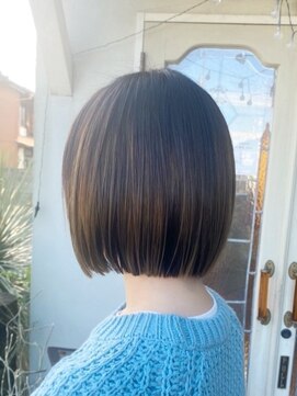 フリースタイル(Free Style) 切りっぱなしボブ《筑西市フリースタイル》