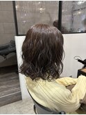 コテ巻き風ボブパーマ 野方理恵子