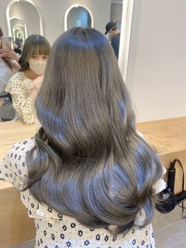 ジーナ 船橋(Zina) 髪質改善＊ロングレイヤーグレーベージュ＊美髪【Zina船橋】
