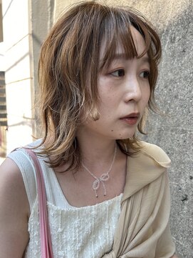 トランクイル(tranquil) ブリーチパーマスタイル