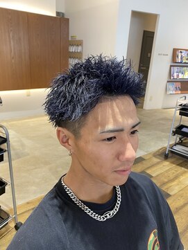 サラビューティーサイト 志免店(SARA Beauty Sight) 【Haru】メンズ必見！ハイトーン×スパイキーショート