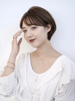 アイスバーグ ウェスト 清澄白河(eyesburg W/est)&nbsp;20代30代大人可愛い★小顔ボブ丸みショートアッシュブラウン