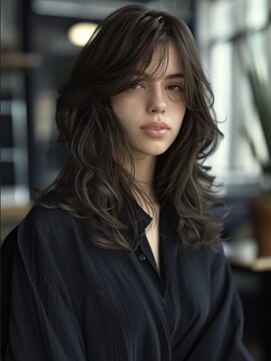 アルトリスト(Altruist Aging×HAIR&SPA) ★ダークアッシュ大人ガーリーボブ着物ミディアムレイヤーカット