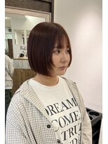 ナンプウ(Nanpu) 顔周りレイヤー×オレンジブラウン