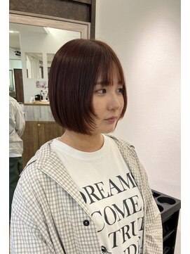 ナンプウ(Nanpu) 顔周りレイヤー×オレンジブラウン