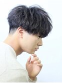 細束でふんわりスパイラルパーマ