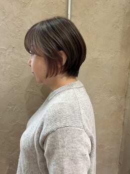 美容室 ホーム オアシス店(home)の写真/まとまりやすいスタイルが魅力♪多毛やクセ毛でも、色んなヘアスタイルを楽しんで★