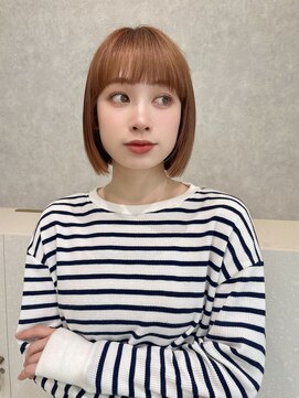 アッシュ 二子玉川店(Ash) 丸みヘア×アッシュベージュ