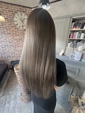 アンシュシュ(UN CHOU-CHOU) 透明感カラー、ミルクティーベージュ