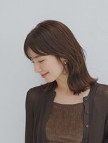 ボニア バイ ヘッドライト 大阪梅田店(BONIA by HEADLIGHT)&nbsp;ミディアムレイヤー暗めカラーデザインカラーラベンダーくすみ