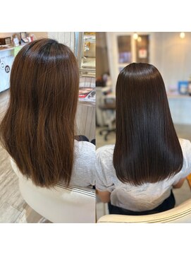 ノンヘアープラス(non hair +) ダメージレスで叶う、素髪以上のサラ艶ストレート